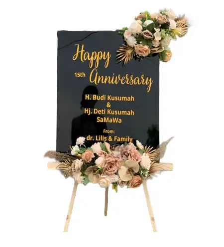 Papan Bunga Akrilik Jagung